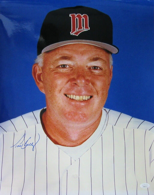 Tom Kelly Minnesota Twins Coach Signed/Autographed 16x20 Photo JSA 158379