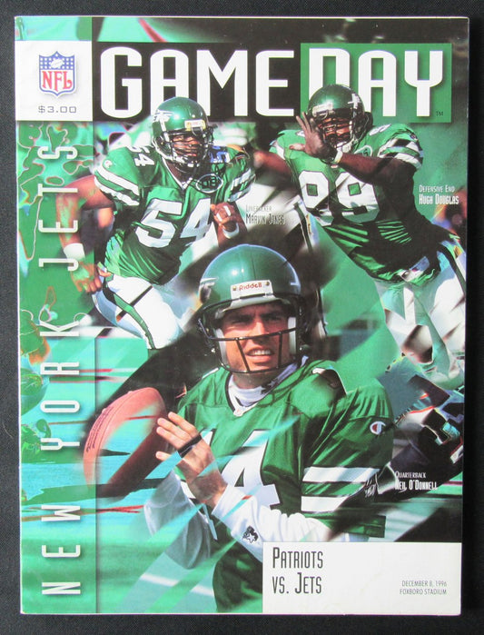 1996 New England Patriots vs. New York Jets Game Program 176268