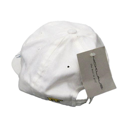 Jack Nicklaus / Jim Flick Dual-signed White Golf Hat JSA 190264