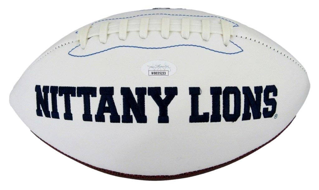 Drew Allar Autographed/Inscribed Penn State Logo Football JSA 183143