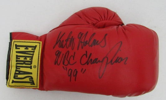 Keith Holmes Signed Everlast Boxing Glove JSA 134553