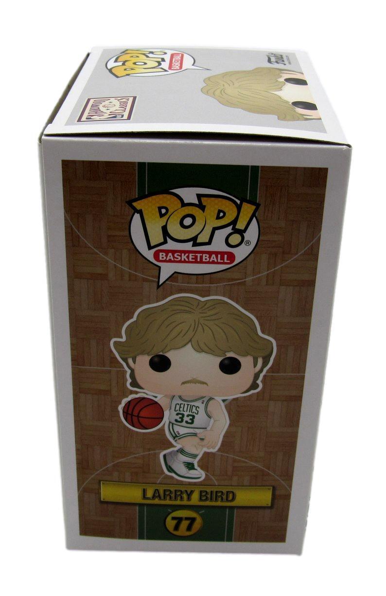 Larry Bird HOF Autographed Funko Pop! Figurine #77 Celtics PSA/DNA 179141