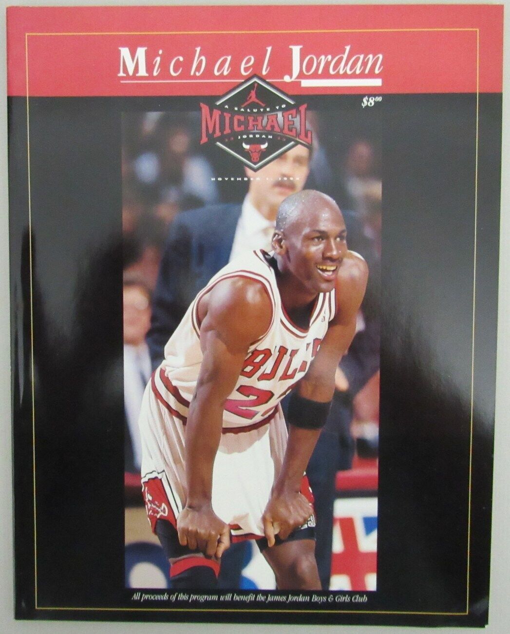 November 1, 1994 A Salute to Michael Jordan Chicago Bulls Program