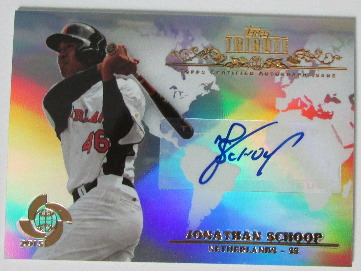 2013 Topps Tribute WBC Autographs #WTA-JSC Jonathan Schoop Auto RC  147479