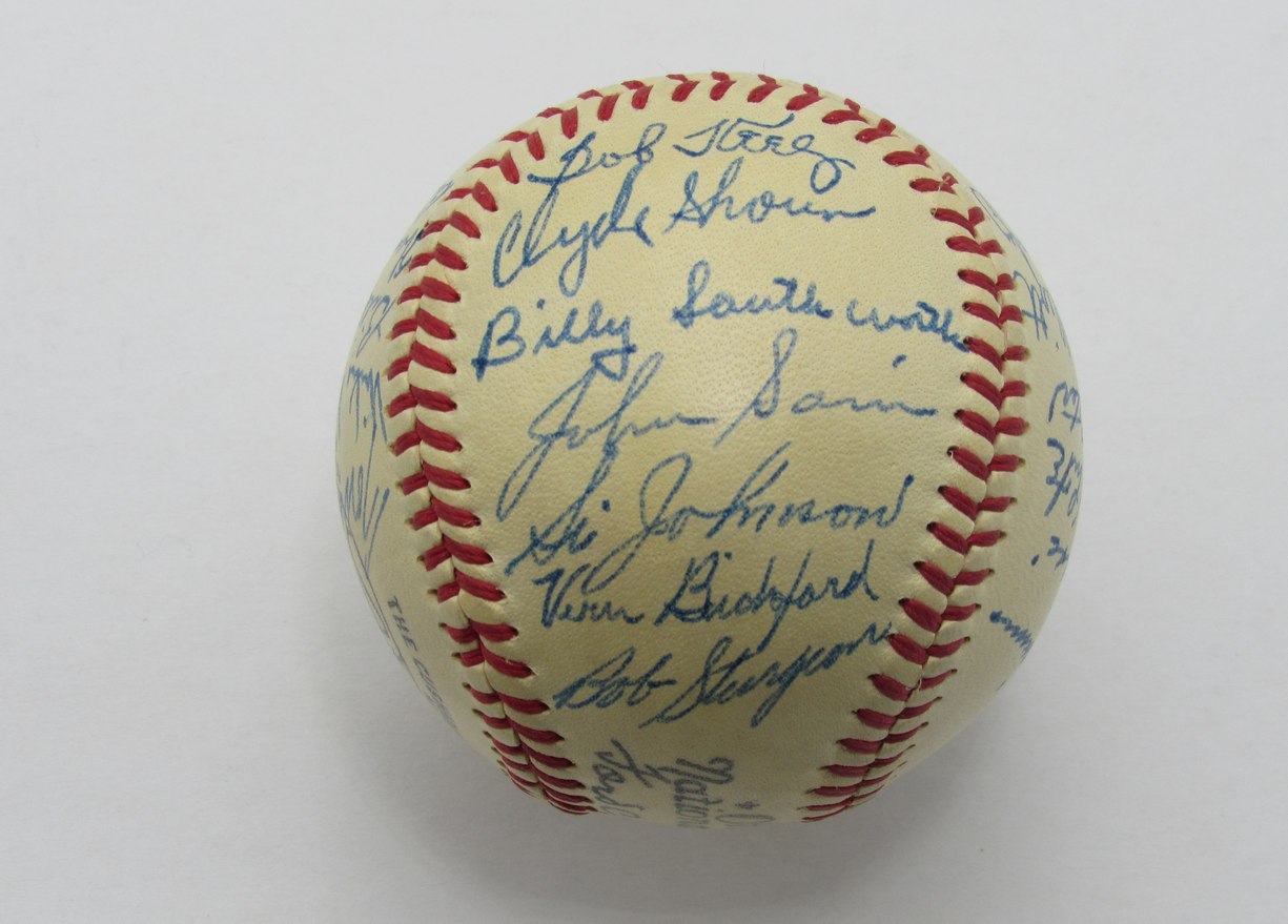 1948 Boston Braves NL Champs Team Signed by 27 Southworth Spahn Baseball 185367