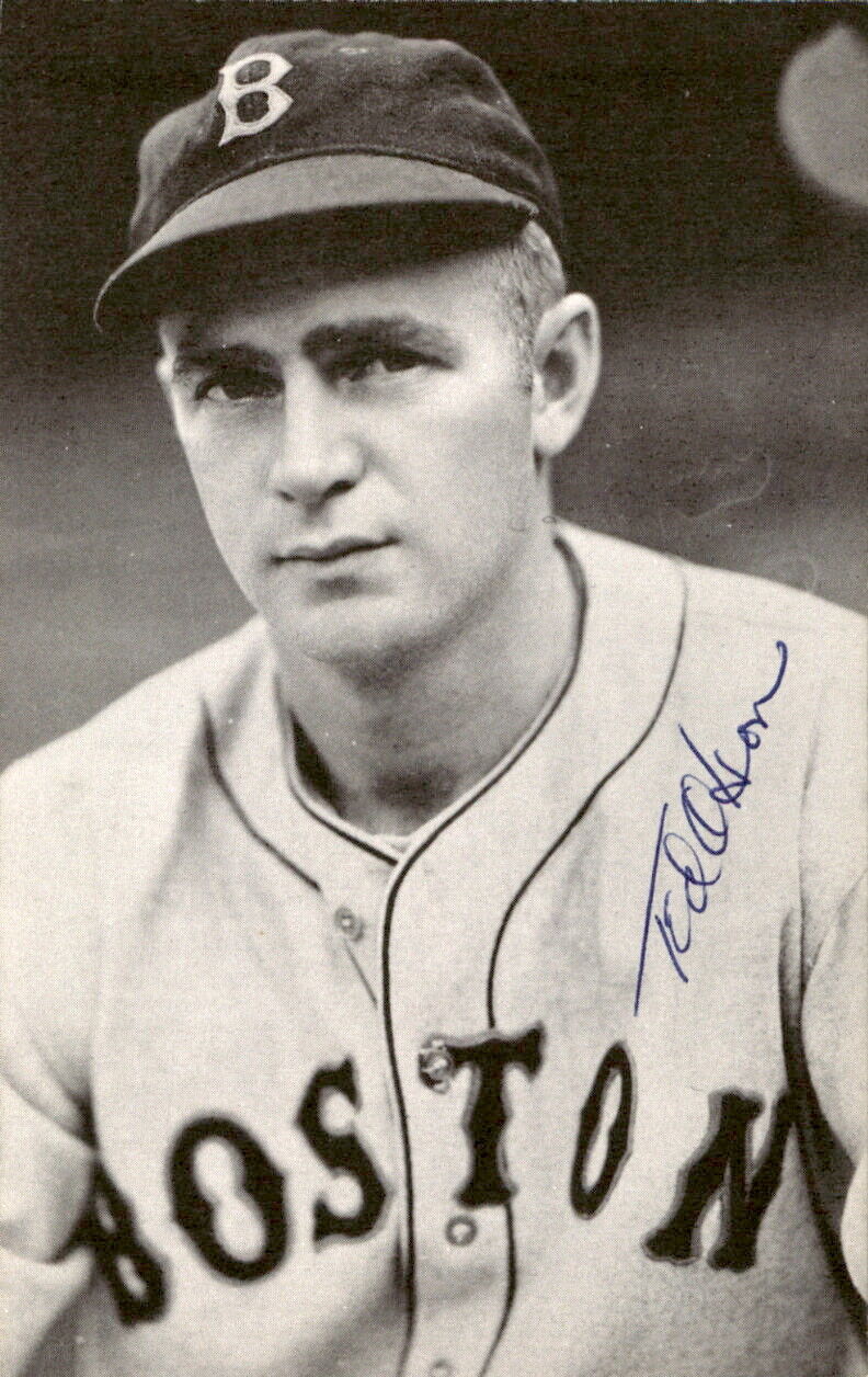 Ted Olson Red Sox d. 1980 Signed/Autographed 3x5  Photo 178687