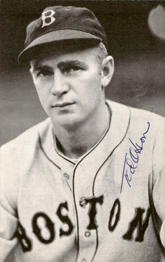 Ted Olson Red Sox d. 1980 Signed/Autographed 3x5  Photo 178687