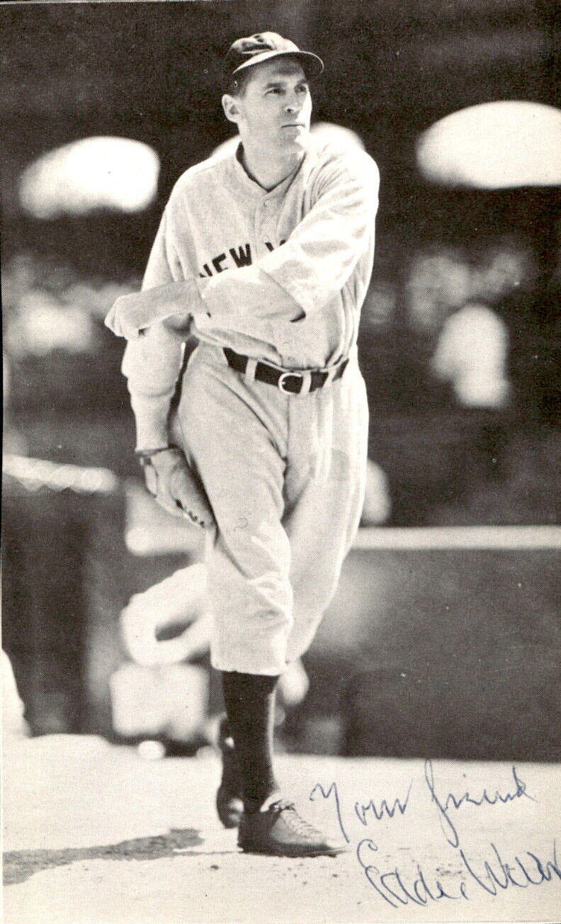 Eddie Nells Yankees d. 1986 Signed/Autographed 3x5  Photo 179315