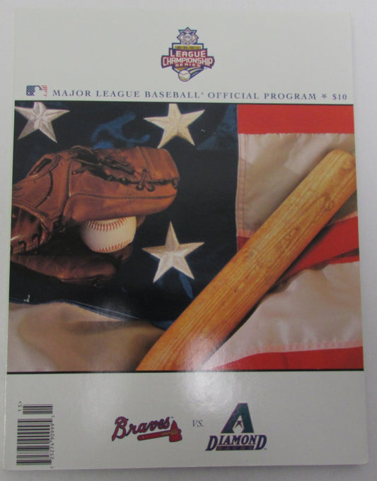 2001 NLCS Program Atl. Braves vs. Ariz. Diamondbacks 141483