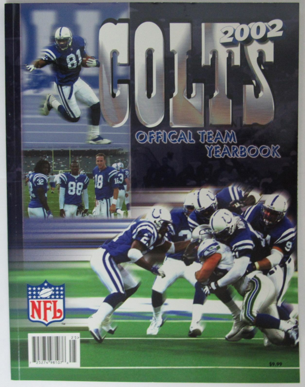 2002 Indianapolis Colts Football Official Team Yearbook 146004