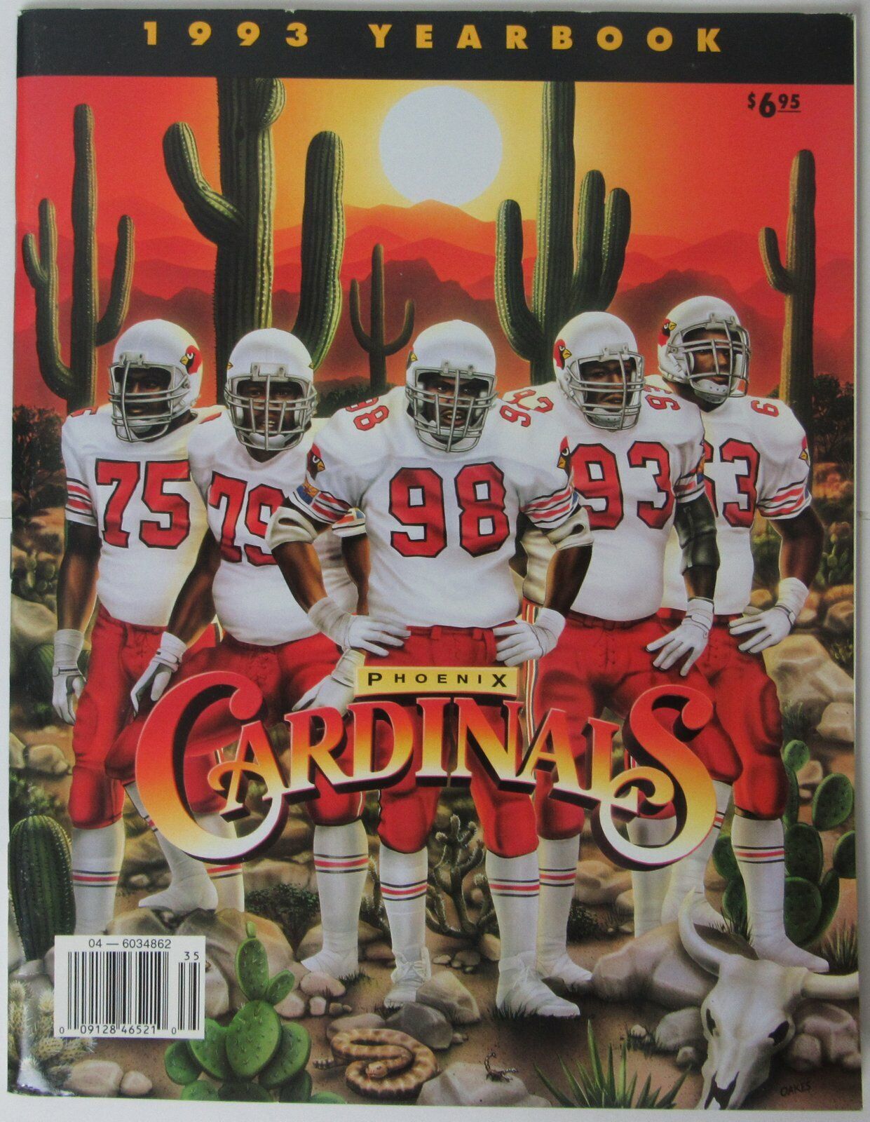 1993 Phoenix Cardinals NFL Football Yearbook 145570