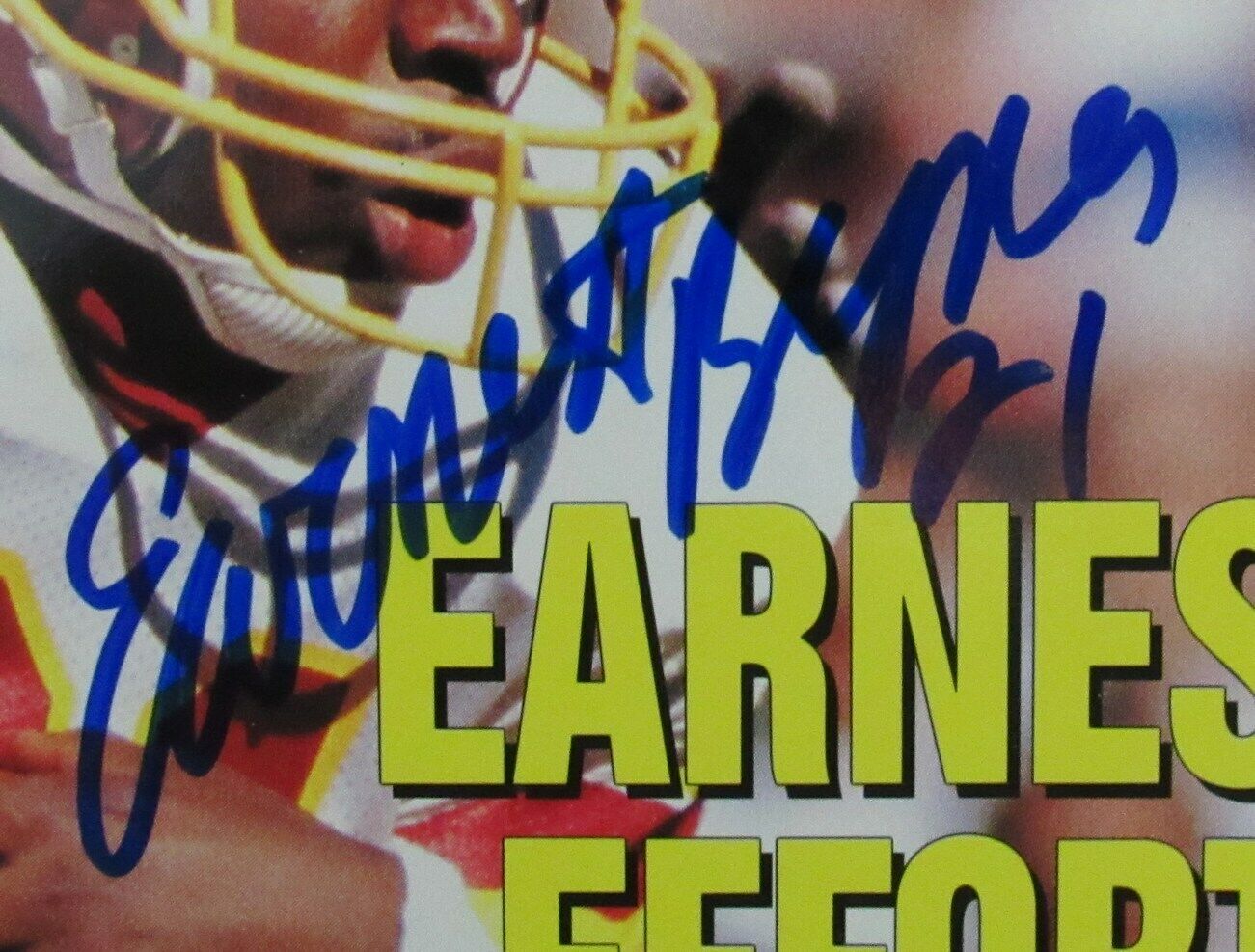 Earnest Byner Redskins Signed 1991 Athlon's Pro Football Annual PSA/DNA 154787