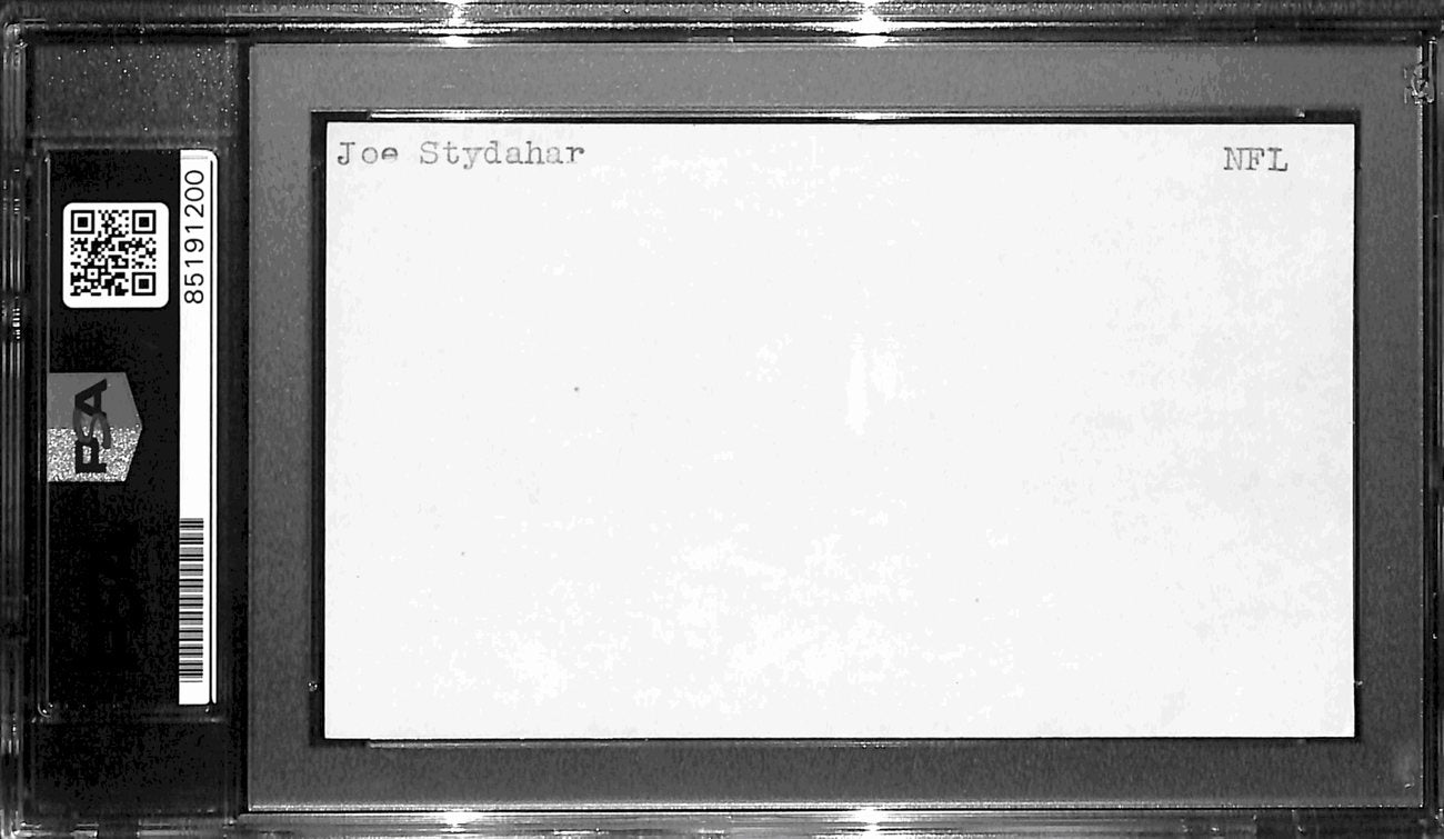 Joe Stydahar HOF Signed/Auto 3x5 Index Card Chicago Bears PSA/DNA 187438