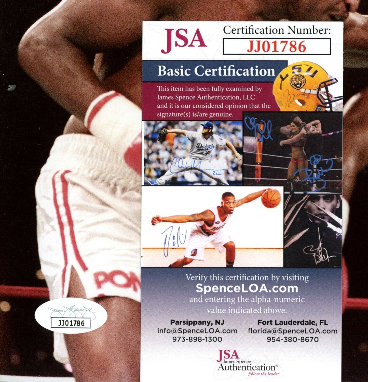 Michael Spinks Boxing Champ Signed/Autographed 8x10 Photo JSA 153999