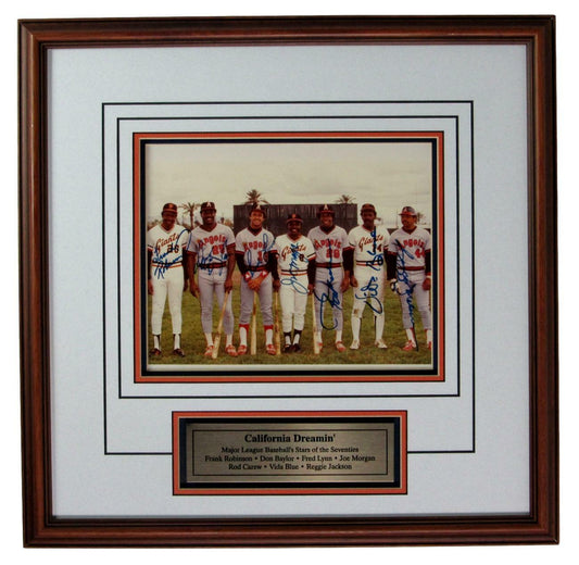 California Dreamin' MLB MVPs Multi-Signed Framed 8x10 Photo - JSA 152129