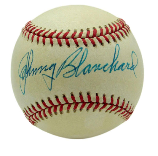 Johnny Blanchard New York Yankees d.2009 Signed/Auto OAL Baseball 162683