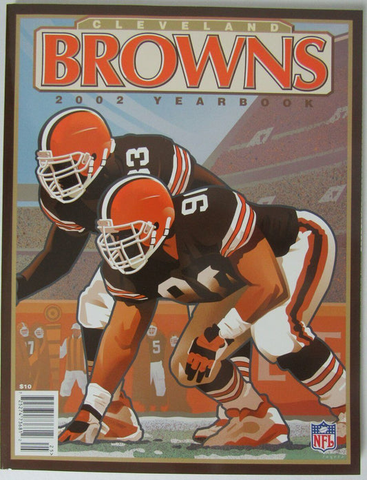 2002 Cleveland Browns NFL Football Official Team Yearbook 146171