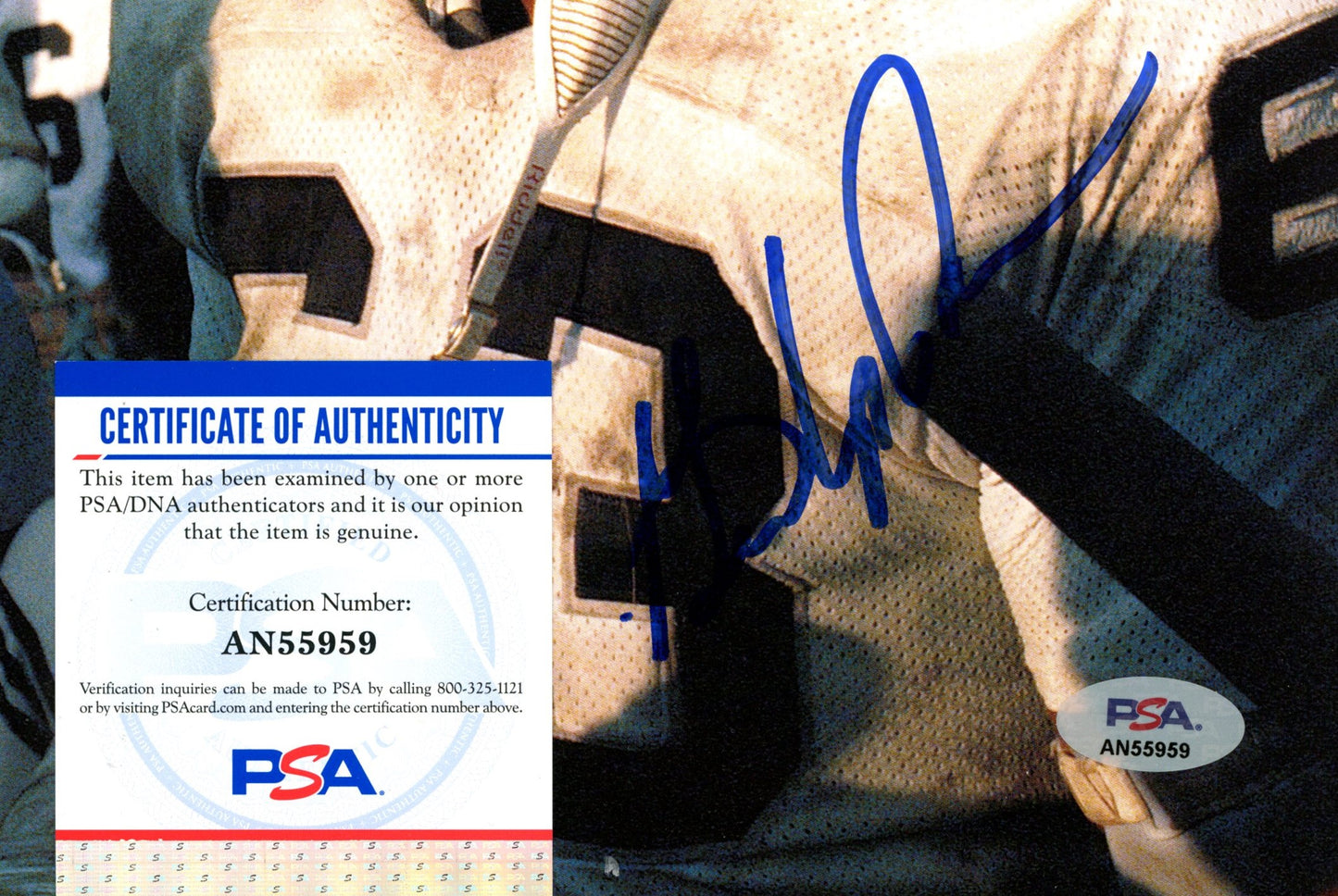 Gene Upshaw HOF Signed/Auto 8x10 Magazine Photo Oakland Raiders PSA/DNA 188097