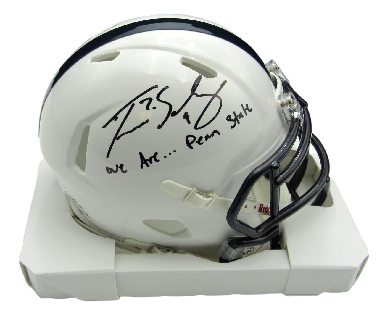 Trace McSorley Signed/Inscribed Penn State PSU Speed Mini Helmet JSA 158364