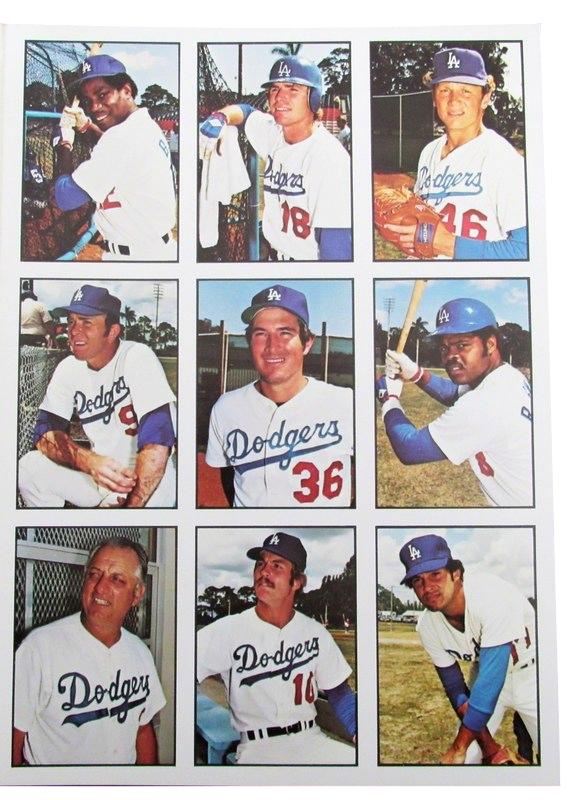 Don Sutton HOF Los Angeles Dodgers Signed 1978 SSPC Dodgers Team Sheet 185009