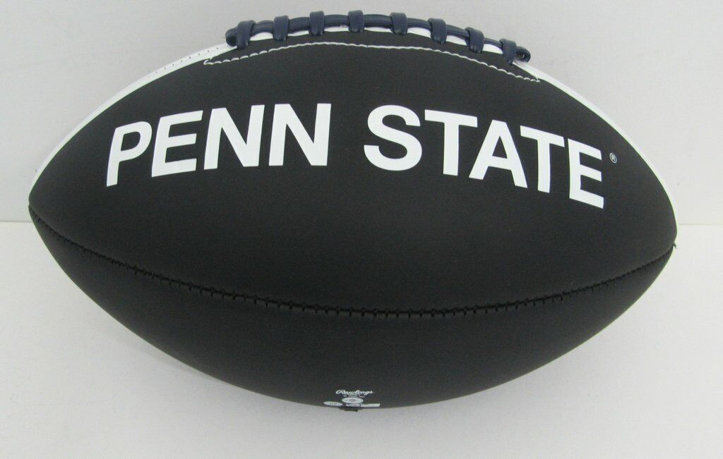 Ki-Jana Carter Penn State Signed/Auto PSU Logo Black Football JSA 138181