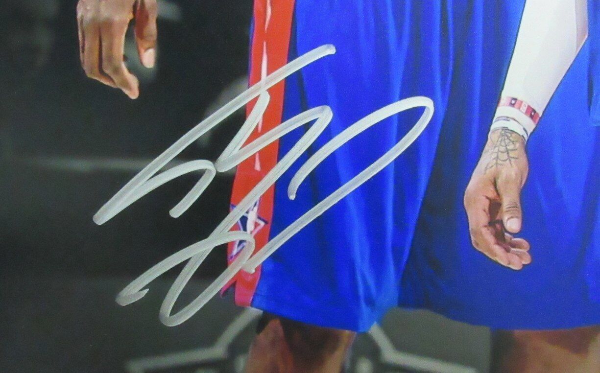 Allen Iverson HOF/Shaquille O'Neal HOF Dual-Autographed 16x20 Photo JSA 181854