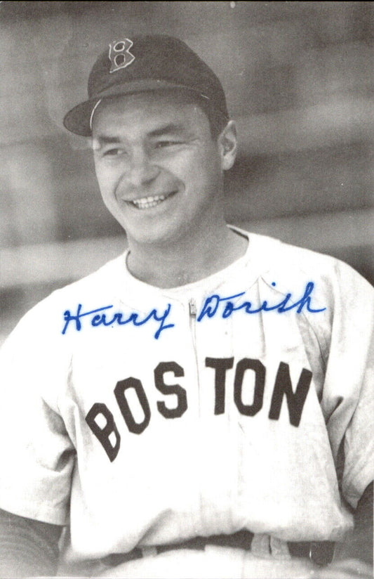 Fritz Dorish Red Sox d. 2000 Signed/Autographed 3x5  Photo 178197