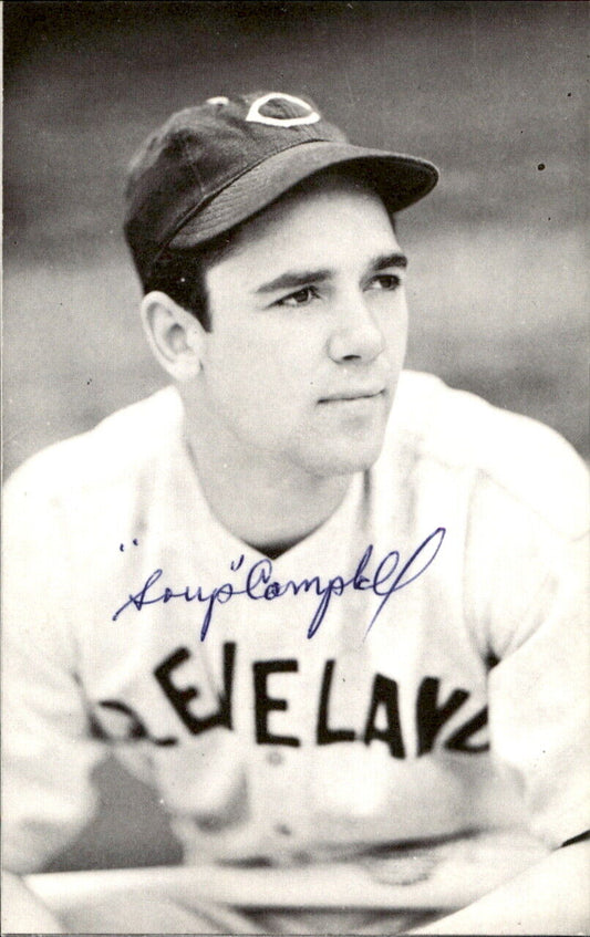 Soup Campbell Indians d. 2000 Signed/Autographed 3x5  Photo 178110