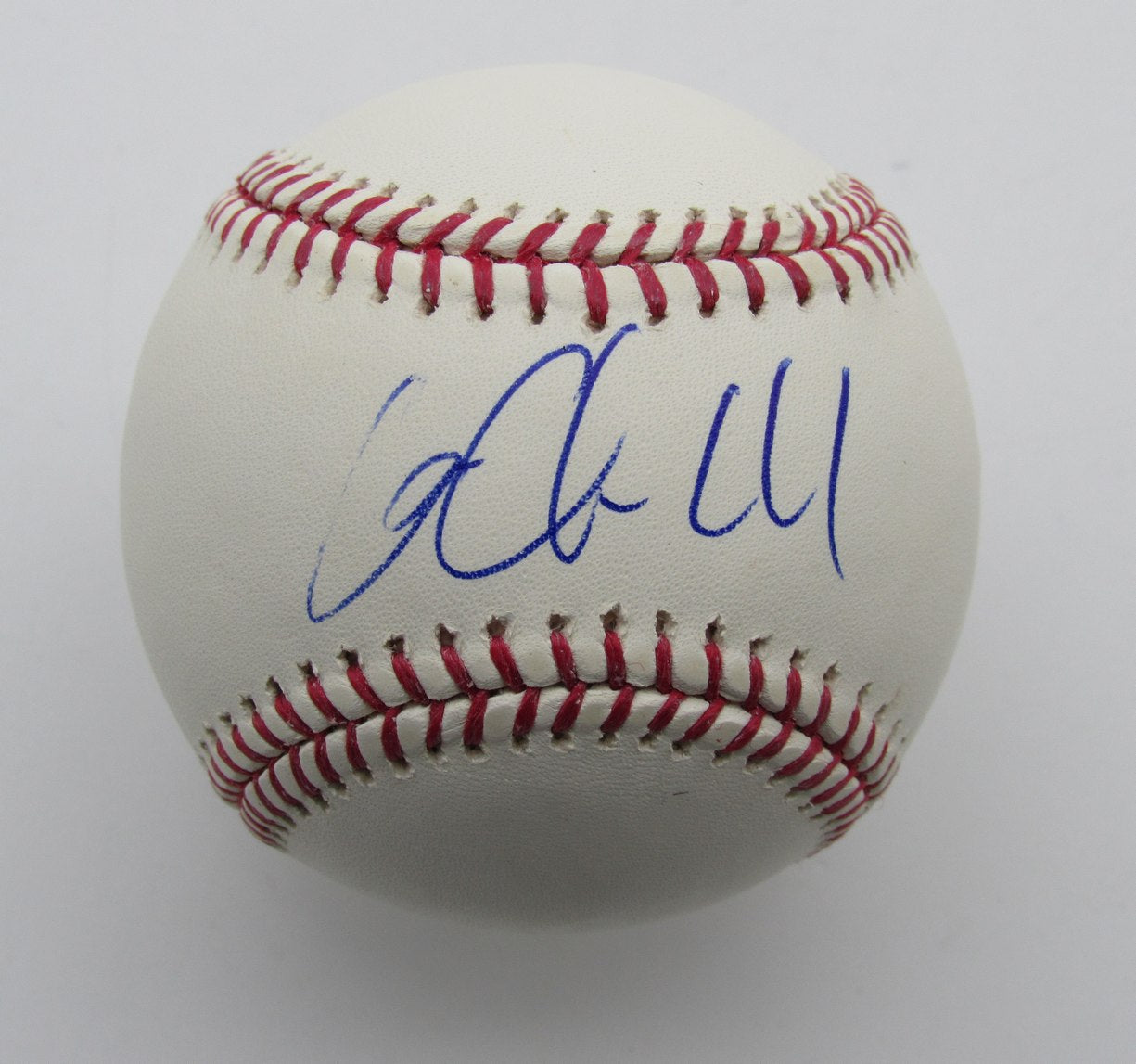 Lonnie Chisenhall Autographed OML Baseball Cleveland Indians 180052