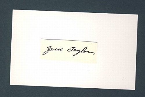 Zack Taylor Yankees Dodgers Signed/Autograph Cut 3x5 Index Card PASS 124313