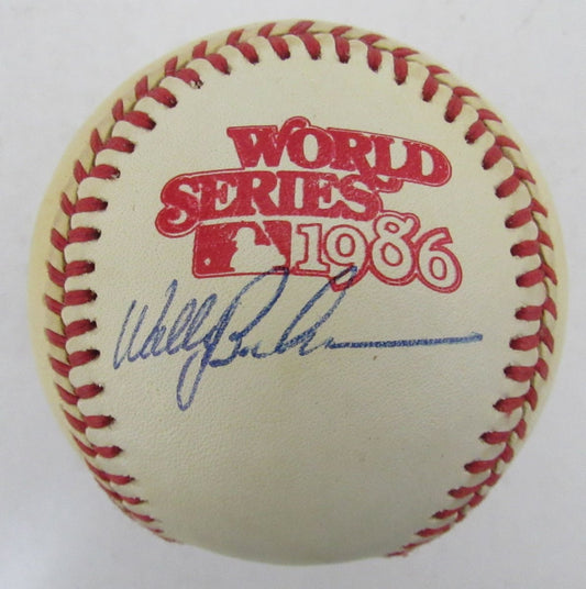 Wally Backman Signed/Autographed 1986 World Series Baseball Mets JSA 192463