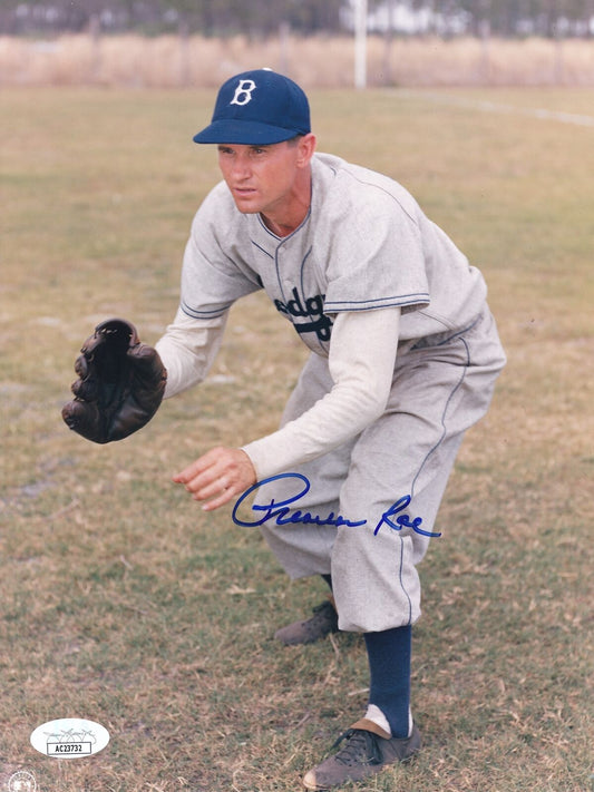 Preacher Roe Autographed 8x10 Photo Brooklyn Dodgers JSA