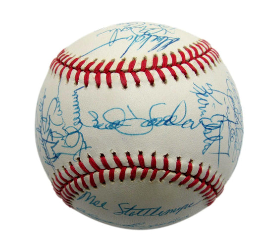 1991 Mets Team Signed by 32 Players ONL Baseball Harrelson Cone Gooden 187272