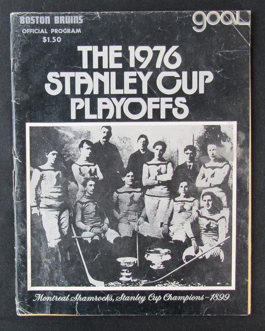 1976 Boston Bruins Stanley Cup Playoffs Ice Hockey Game Program 176418