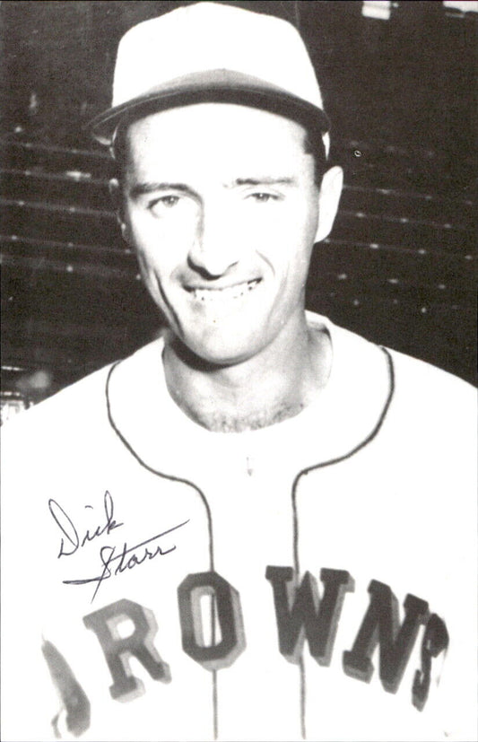 Dick Starr St. Louis Browns Signed/Autographed 3x5  Photo 179231