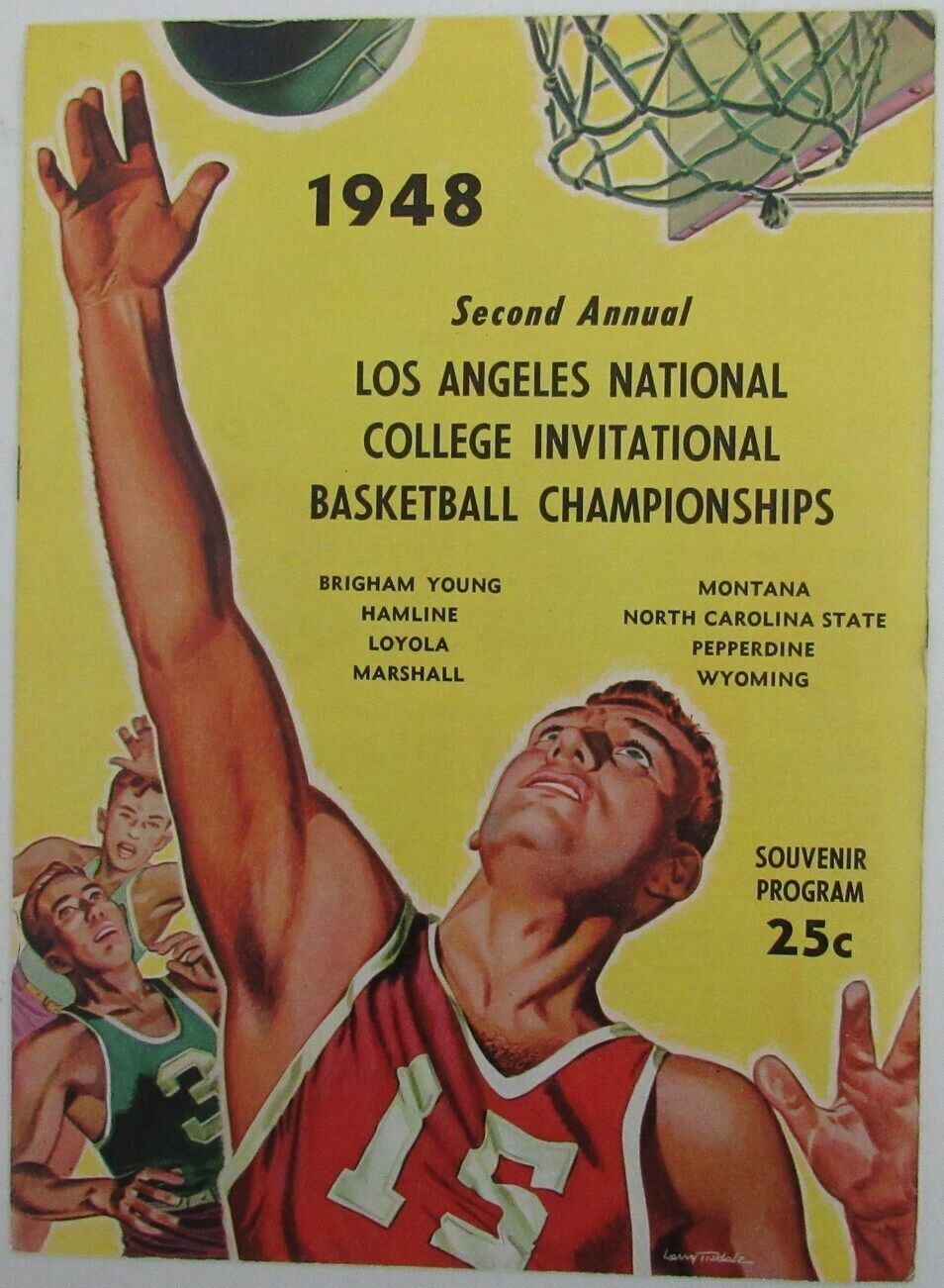 1948 LA National College Basketball Championships Program 156526