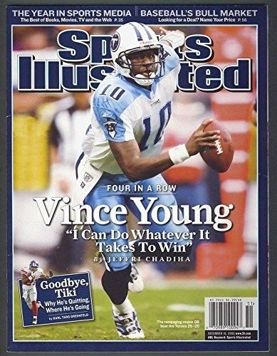 12/18/2006 Sports Illustrated SI NO LABEL Vince Young Tennessee Titans