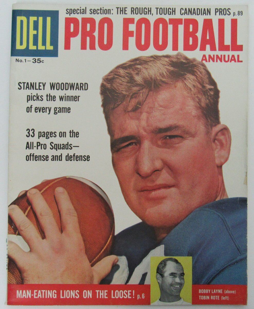 Dell Pro Football Annual #1 1958 - Bobby Layne - Frank Gifford - NFL 149869