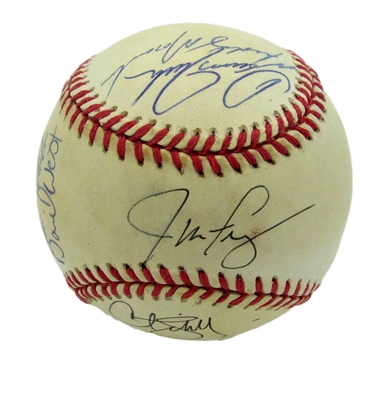 1993-94 Phillies Team Signed by 6 ONL Baseball Daulton Fregosi Schilling 158918