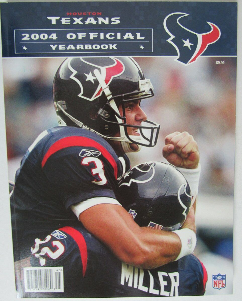 2004 Houston Texans NFL Football Official Team Yearbook 146127