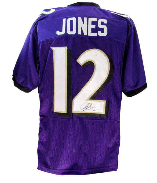 Jacoby Jones Signed/Auto Custom Football Jersey Baltimore Ravens JSA 193186