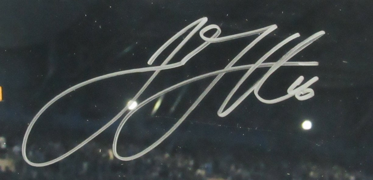Jared Goff Autographed 16x20 Football Photo Framed Detroit Lions Fanatics