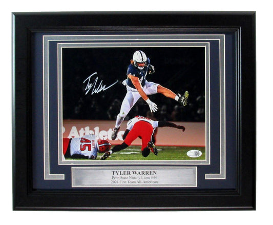 Tyler Warren Signed/Autographed 8x10 Photo Penn State Framed JSA 192699