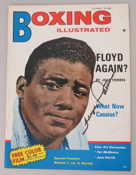 Floyd Patterson Signed/Auto Dec 1970 Boxing Illustrated Magazine JSA 193141
