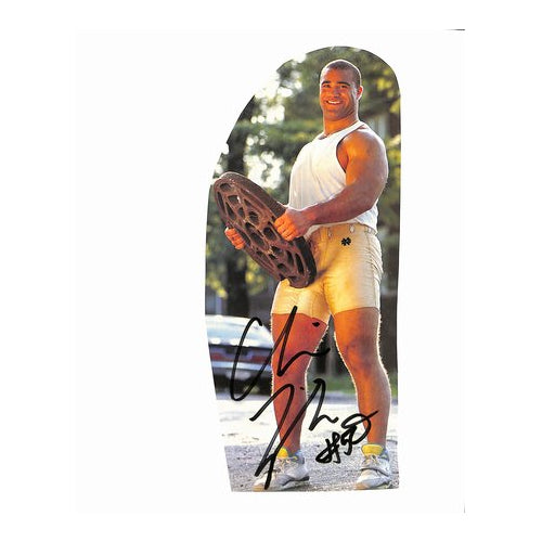 Chris Zorich Signed/Autographed 4x9 Magazine Photo Notre Dame 187764