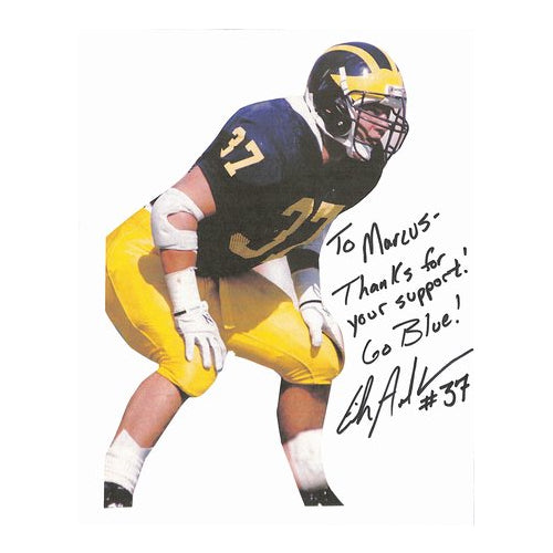 Eric Anderson Signed/Inscribed 6x9 Magazine Photo Michigan 187745