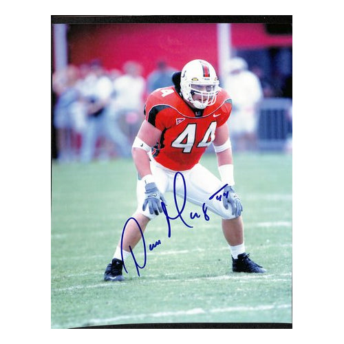Dan Morgan Signed/Autographed 8x10 Magazine Photo University of Miami 187749