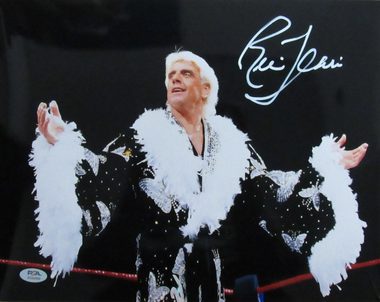 Ric Flair Autographed 11x14 Photo WWE PSA/DNA 190733