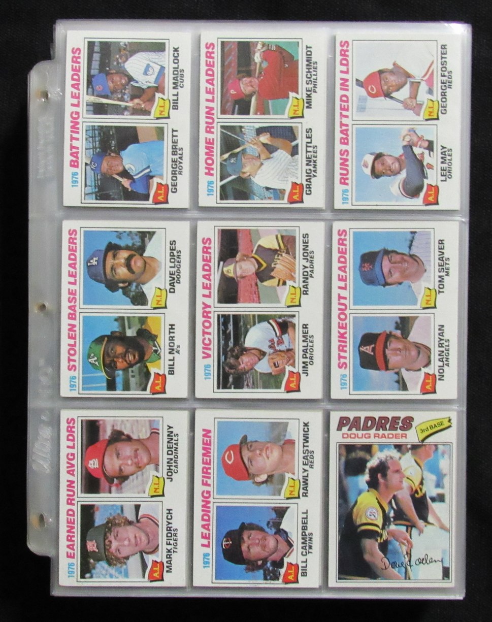 1977 Topps Baseball Complete Set (1-660) Ryan Dale Murphy RC Dawson RC 193635