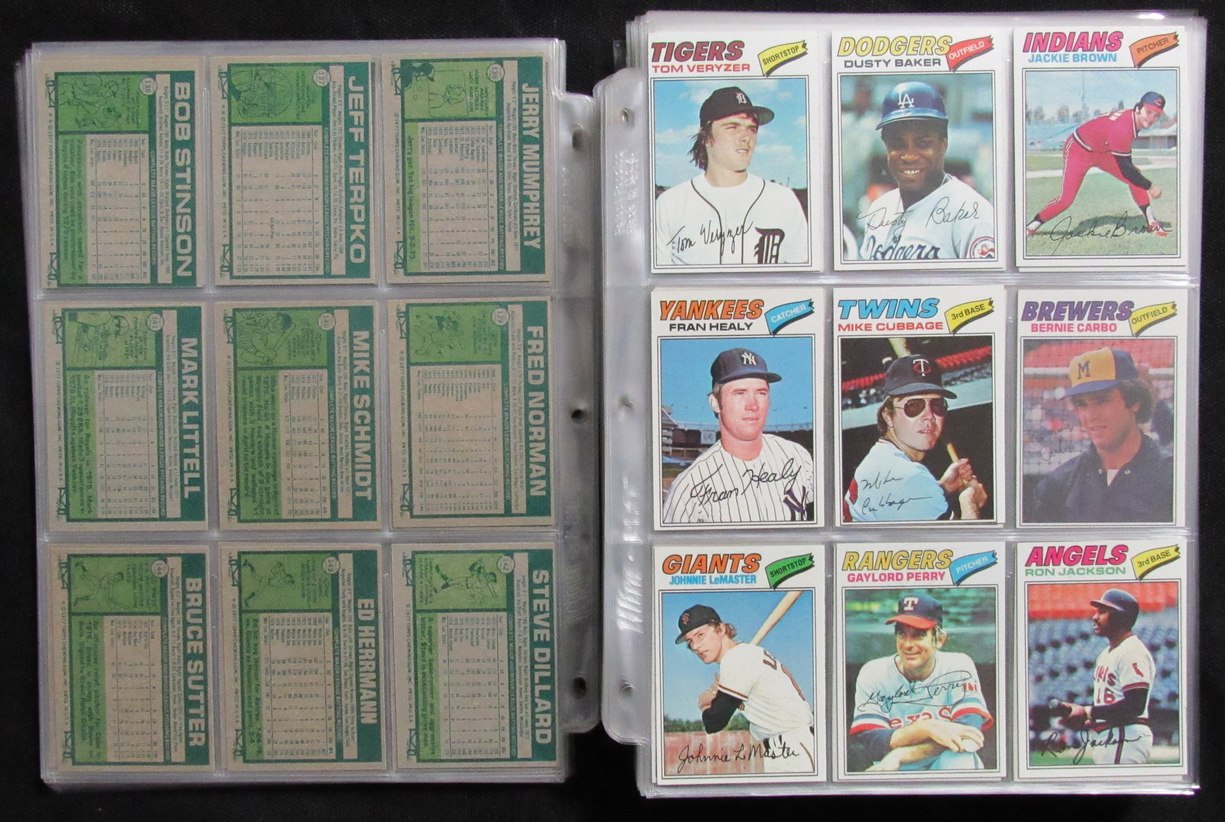 1977 Topps Baseball Complete Set (1-660) Ryan Dale Murphy RC Dawson RC 193635
